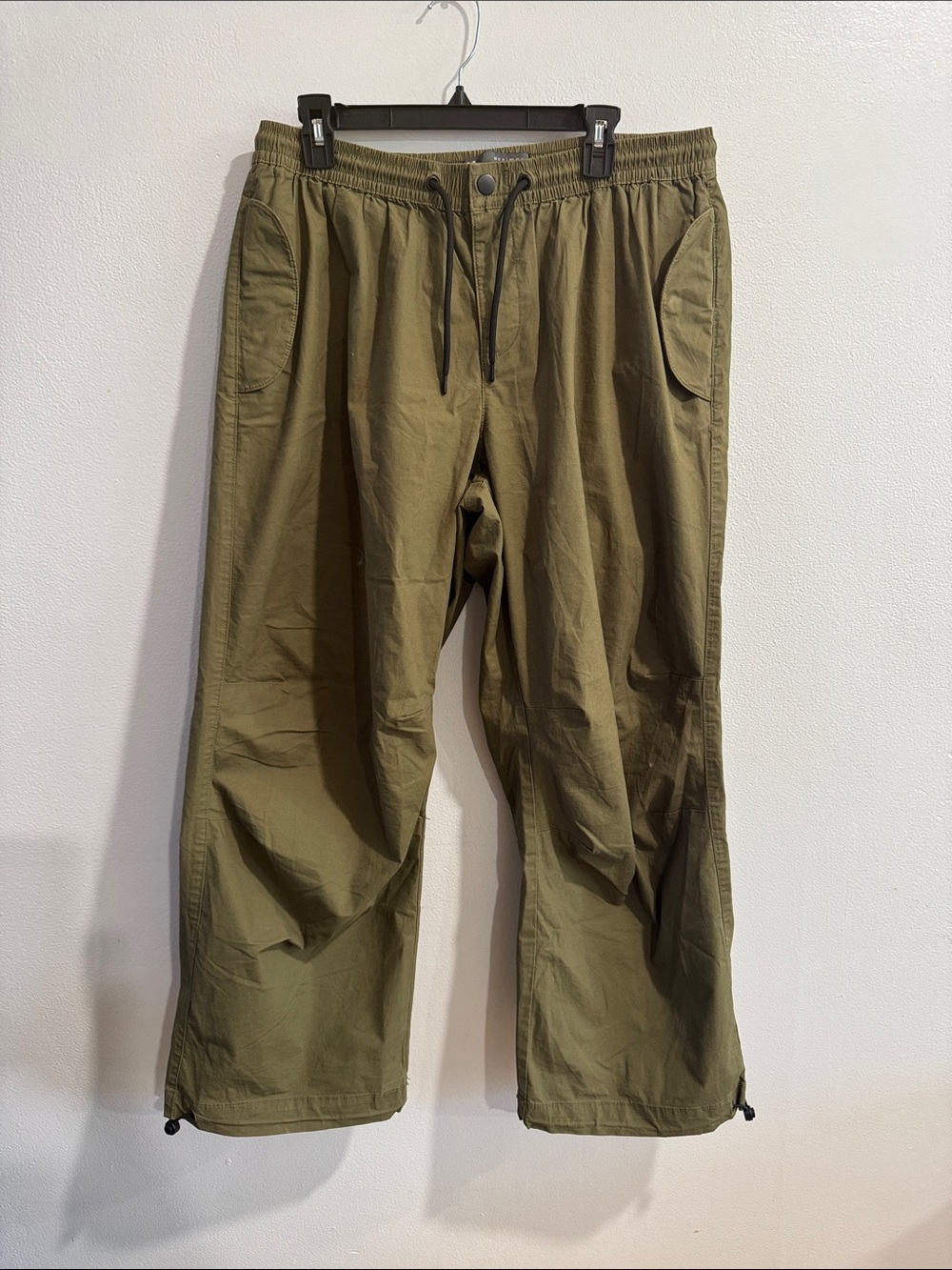 Denim Co Parachute Pants Drawstring Waist size Medium